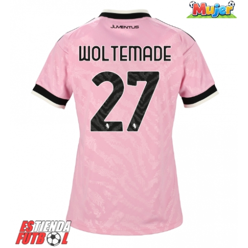 Juventus Nick Woltemade #27 Segunda Equipación Mujer 2026-27 Manga Corta